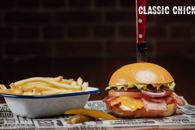 Classic Chicken - Ribs & Company - Chicken Burger - Hamburger Frango